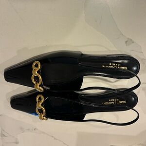Saint Laurent Silvana flat size 40 black